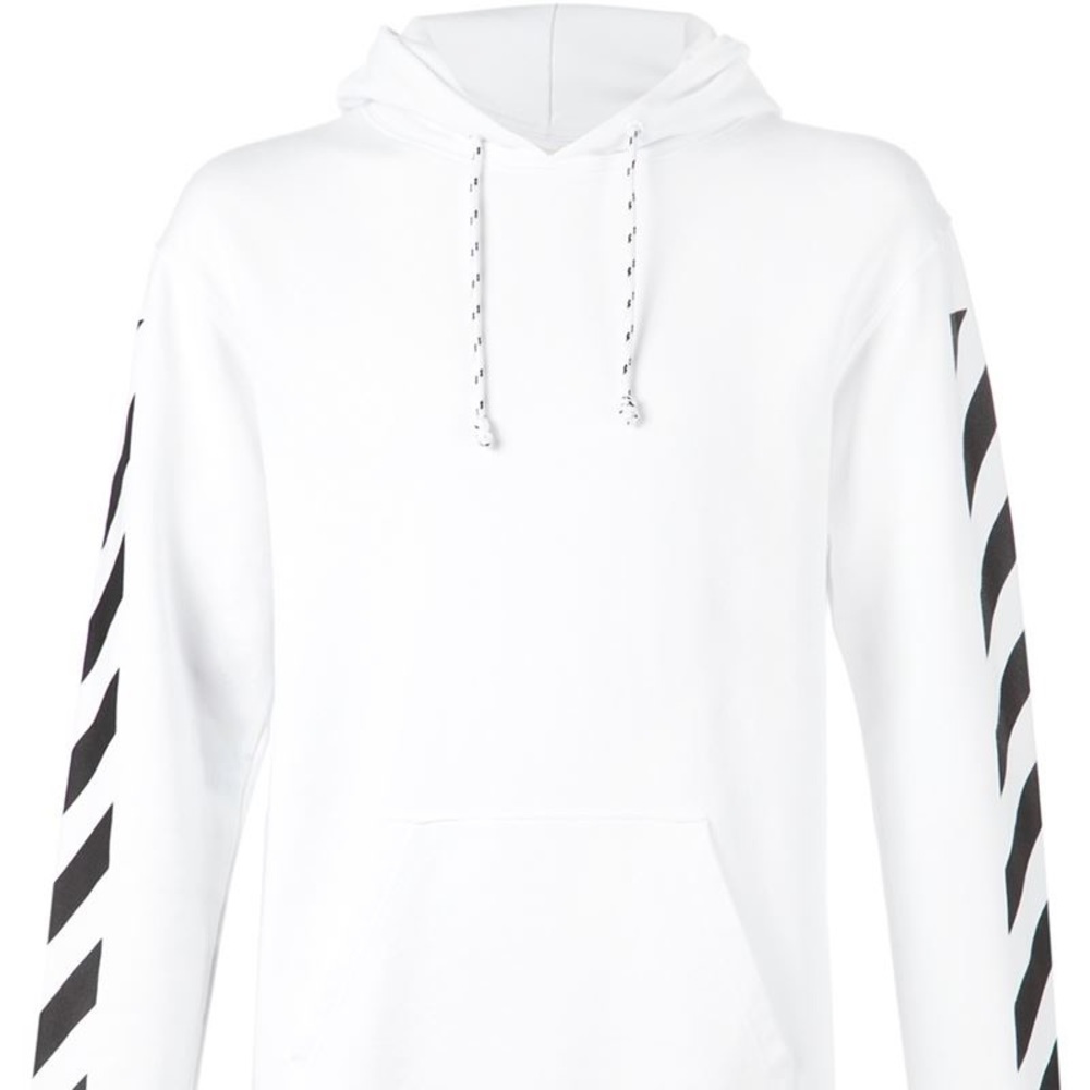 Off-White c/o Virgil Abloh Striped Hoodie (Size M) - Picture 3 of 7